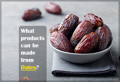 What products can be made from dates?