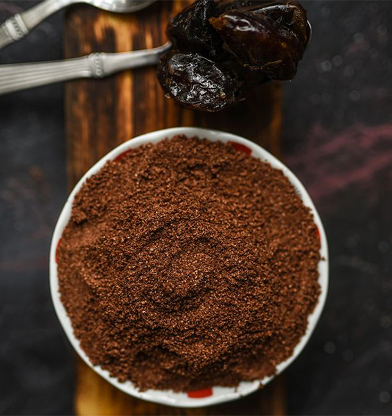 Roasted dates seed powder